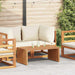 Hagesidebord Brun 90 x 50 x 36 cm Massivt Teaktre