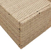 Hagemøbelsofa med pute Beige 123 x 62 x 69cm polyrotting
