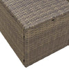 Hagemøbelsofa Grå 123 x 62 x 69cm polyrotting
