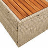 Hagemøbelsofa Beige 184 x 62 x 85cm polyrotting