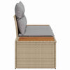 Hagemøbelsofa Beige 184 x 62 x 85cm polyrotting