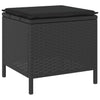 Hage Spisegruppe Svart Poly rattan