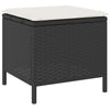 Hage Spisegruppe Svart Poly rattan