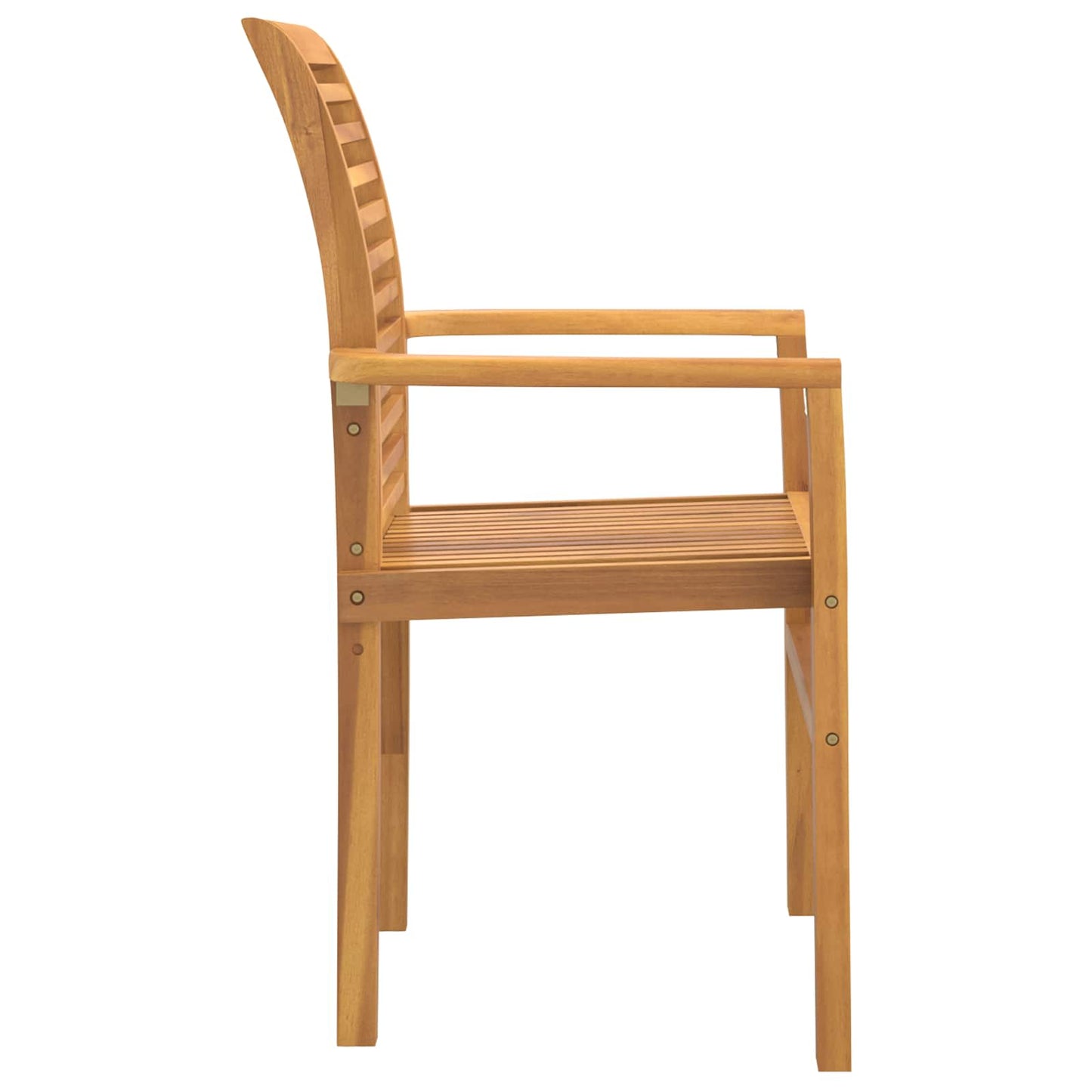 Spisestuestol 2 pcs Brun 62 x 55 x 94 cm Massivt Teaktre
