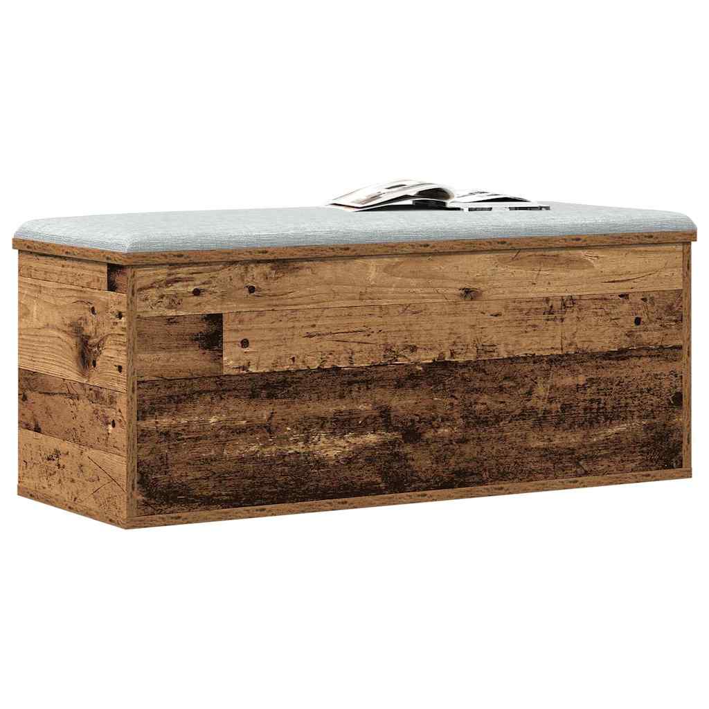 Lagringsboks Gamle tre 90 x 35 x 35 cm Konstruert tre
