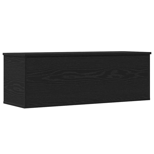 Lagringsboks Svart Eik 102 x 35 x 35 cm Konstruert tre