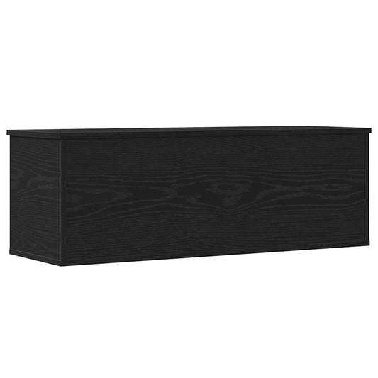 Lagringsboks Svart Eik 102 x 35 x 35 cm Konstruert tre
