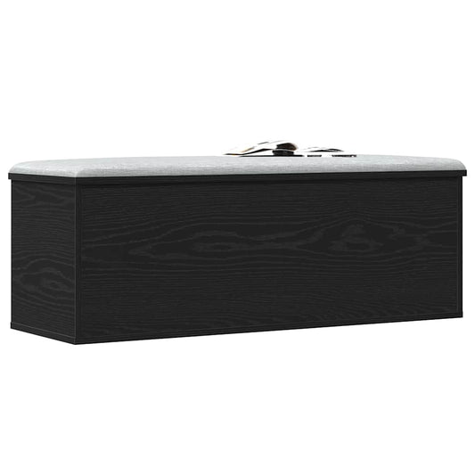 Lagringsboks Svart Eik 102 x 35 x 35 cm Konstruert tre