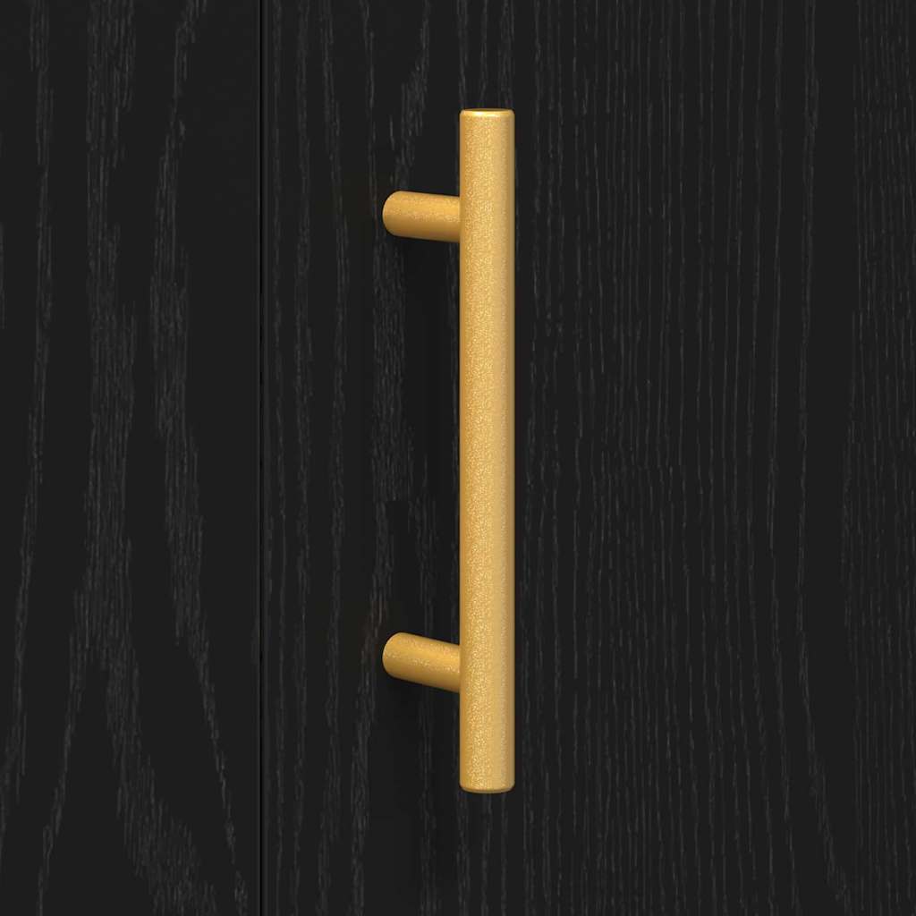 Serviesskap Svart Eik 90 x 34 x 80 cm Konstruert tre