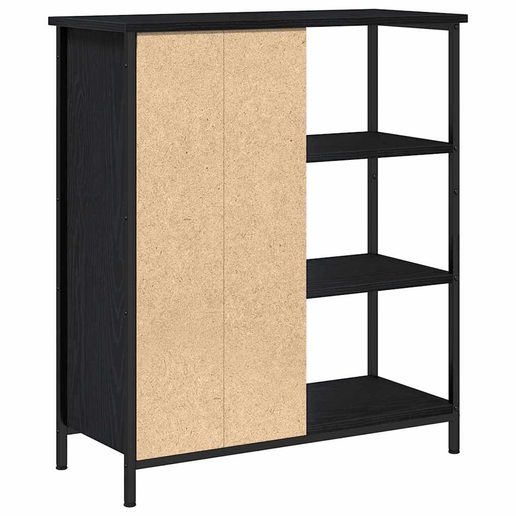 Serviesskap Svart Eik 70 x 30 x 80 cm