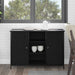 Serviesskap Svart Eik 100 x 35 x 70 cm