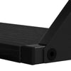 Vegghyllesett 3 pcs Svart eik 37 x 12 x 13 cm Konstruert tre