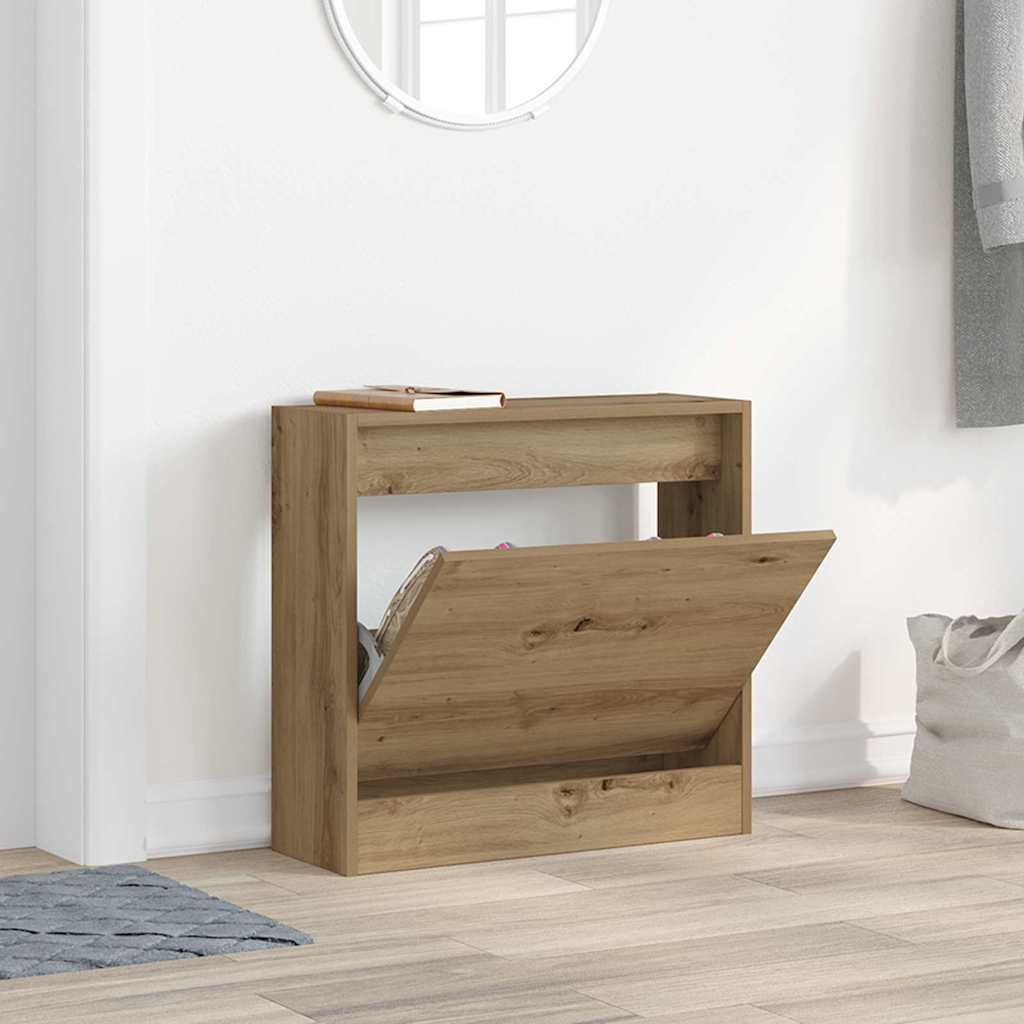 Sko Skap med hylle Artisan Eik 60 x 21 x 57 cm Konstruert tre