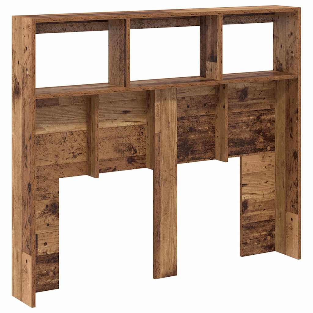 Hodegavl med hylle Gamle tre 120 x 17 x 102 cm Konstruert tre