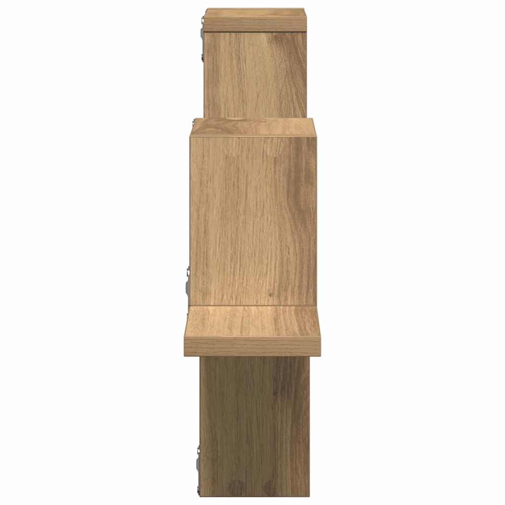 Vegghylle artisan eik 104,5 x 10 x 43 cm Konstruert tre