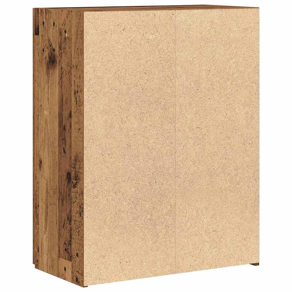 Kontorskap med hylle Svart Eik 70 x 32 x 77.5 cm Konstruert tre