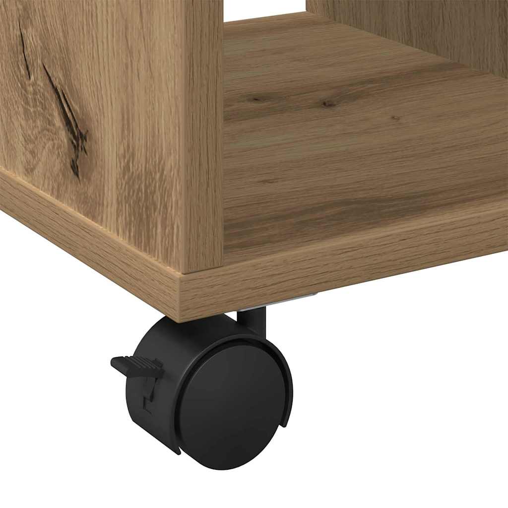 Sidebord med hylle artisan eik 50 x 30 x 55 cm Konstruert tre