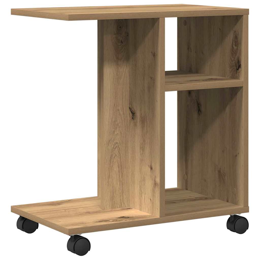 Sidebord med hylle artisan eik 50 x 30 x 55 cm Konstruert tre