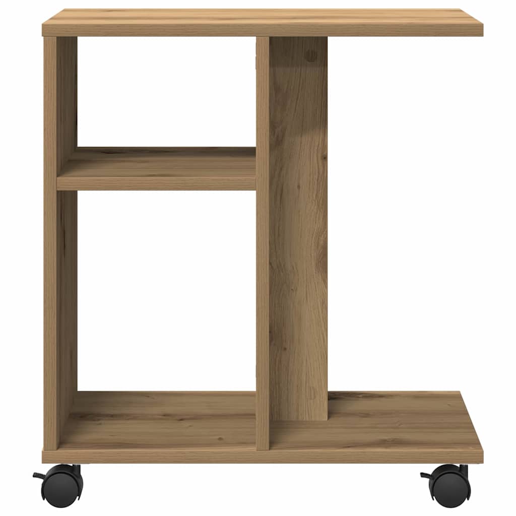 Sidebord med hylle artisan eik 50 x 30 x 55 cm Konstruert tre
