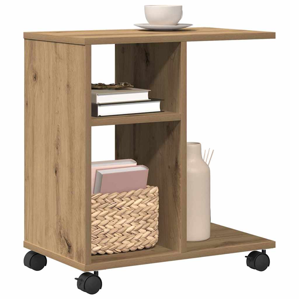 Sidebord med hylle artisan eik 50 x 30 x 55 cm Konstruert tre
