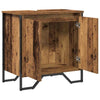 Sink Cabinet med dør Gamle tre 60 x 35 x 60 cm Konstruert tre