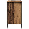 Sink Cabinet med dør Gamle tre 60 x 35 x 60 cm Konstruert tre