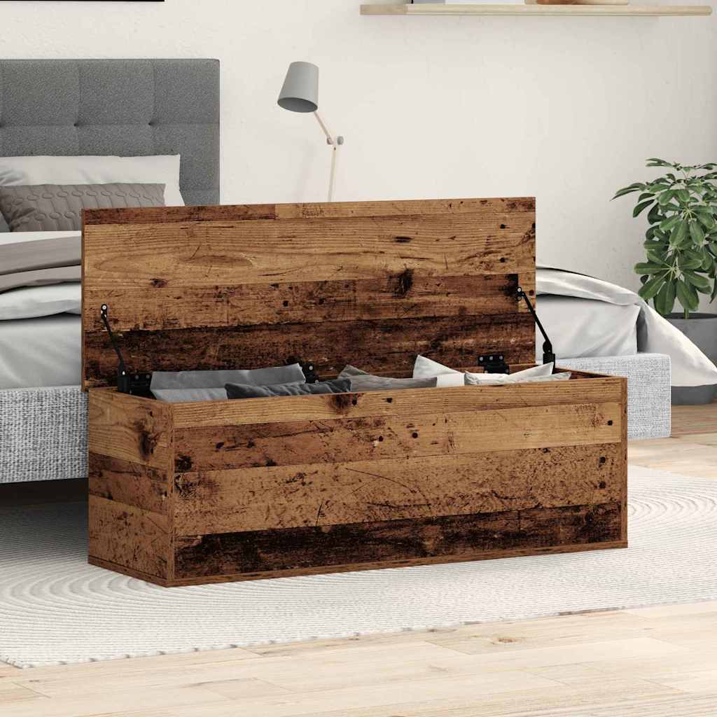 Lagringsboks Gamle tre 102 x 35 x 35 cm Konstruert tre