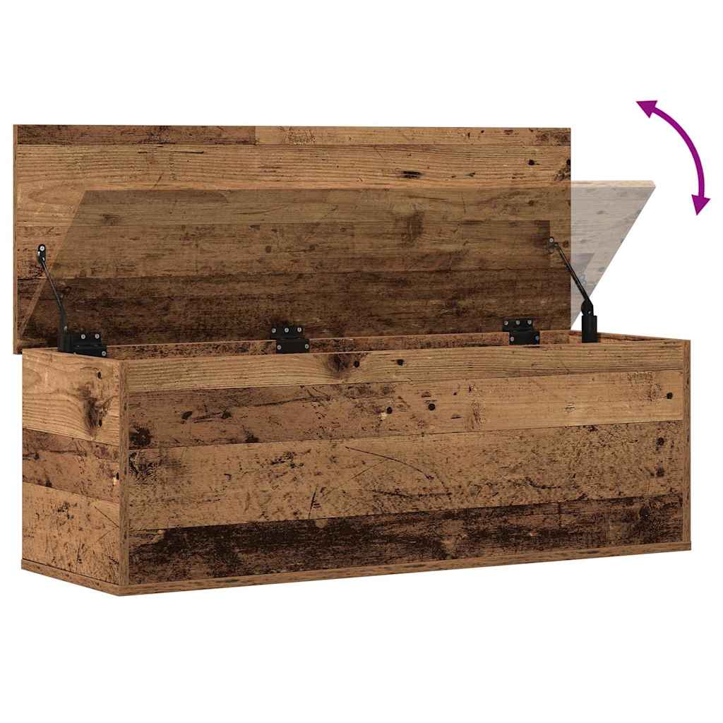 Lagringsboks Gamle tre 102 x 35 x 35 cm Konstruert tre
