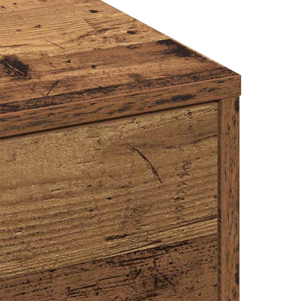 Kaffebord Gammelt tre 90 x 90 x 28 cm Konstruert tre