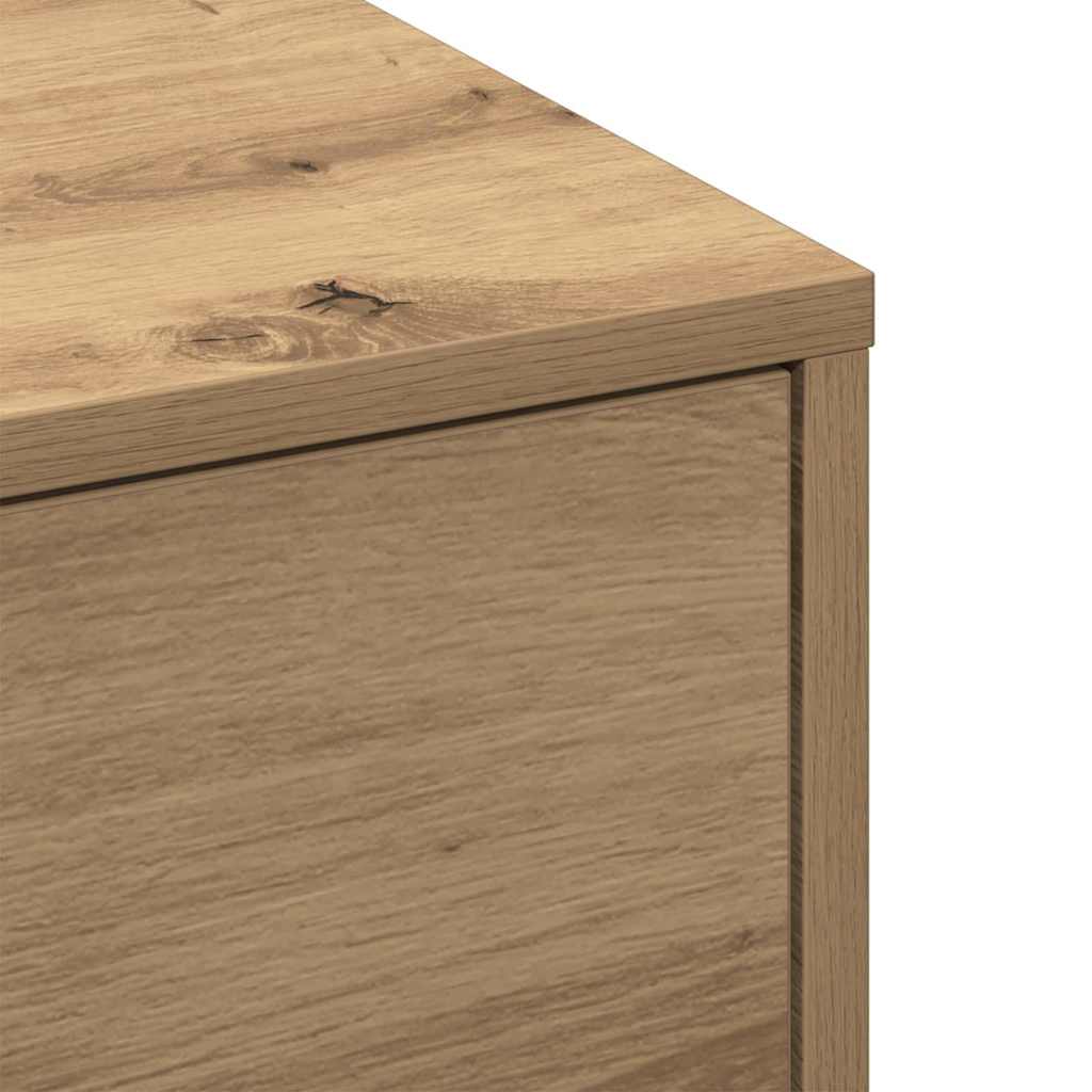 Kaffebord Artisan Eik 90 x 90 x 28 cm Konstruert tre