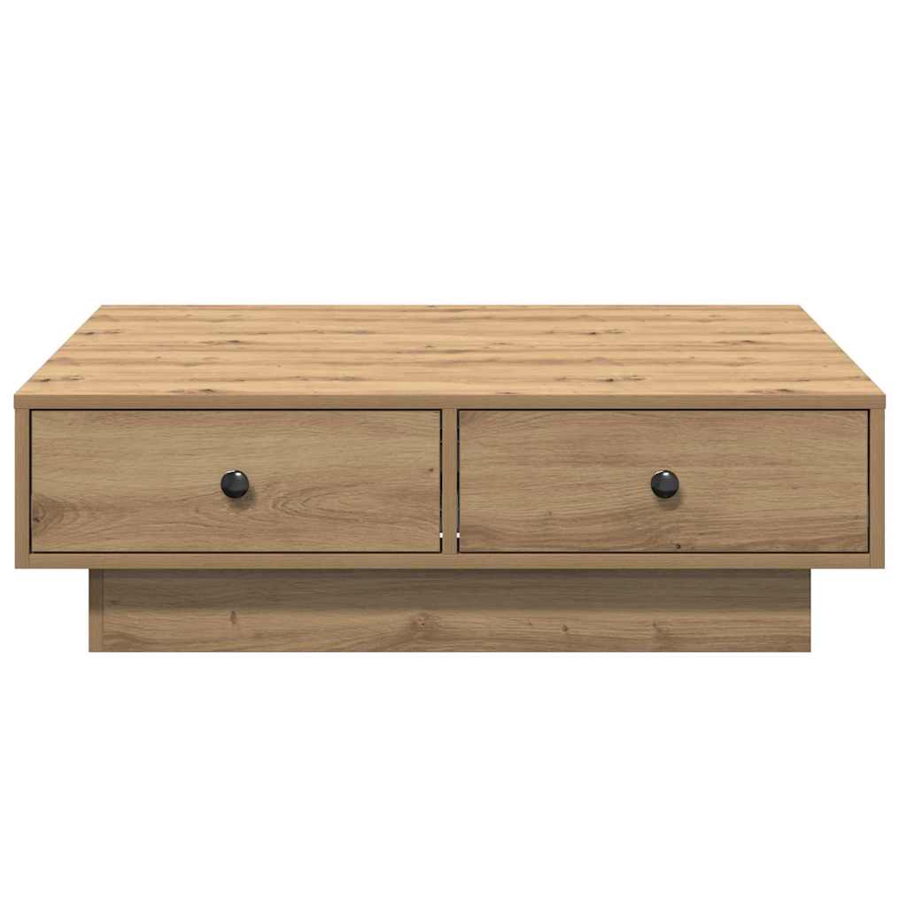 Kaffebord Artisan Eik 90 x 90 x 28 cm Konstruert tre