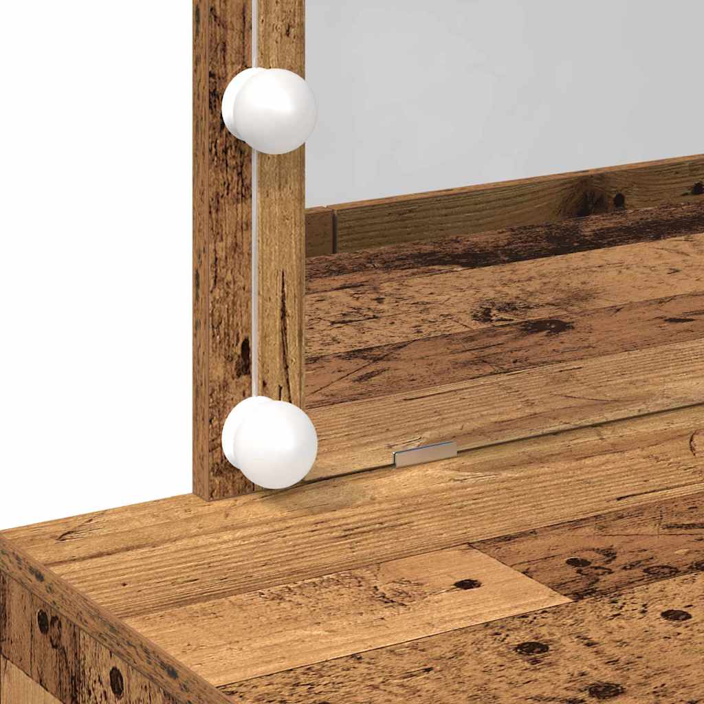 Sminkebord Gammelt tre 100 x 40 x 120 cm Konstruert tre
