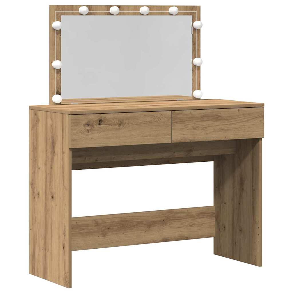 Sminkebord Artisan Eik 100 x 40 x 120 cm Konstruert tre