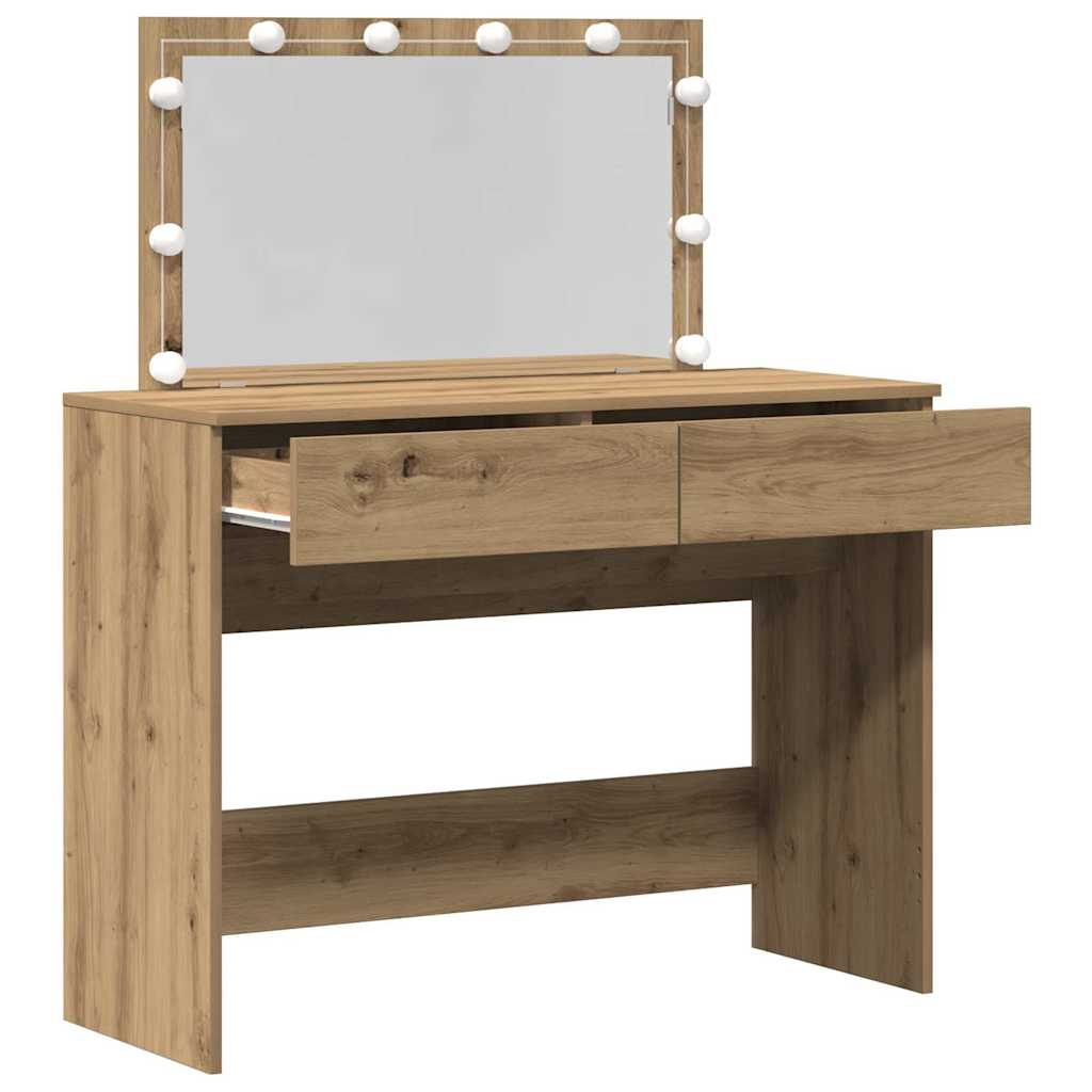 Sminkebord Artisan Eik 100 x 40 x 120 cm Konstruert tre