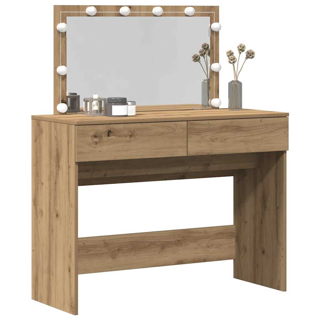 Sminkebord Artisan Eik 100 x 40 x 120 cm Konstruert tre