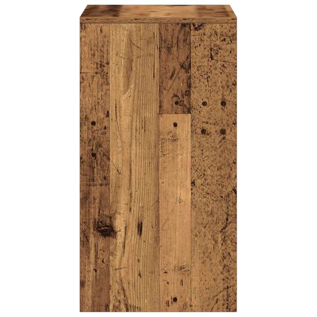 Speilbord med skuff Gamle tre 60 x 40 x 75 cm Konstruert tre