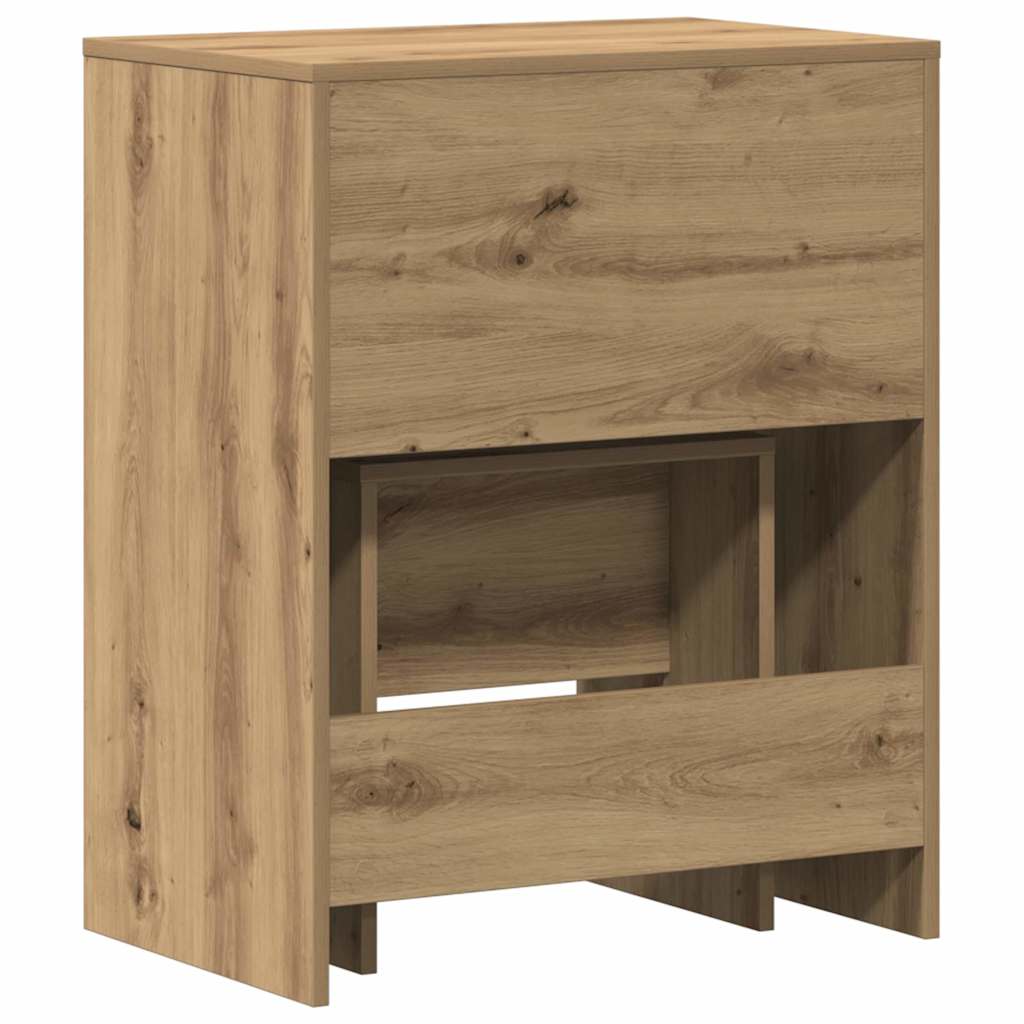 Speilbord 2 pcs artisan eik 60 x 40 x 75 cm Konstruert tre