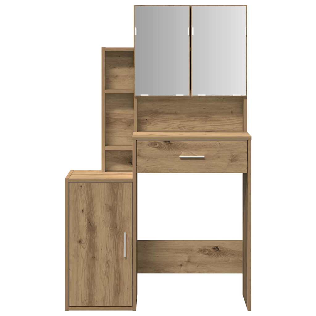 Sminkebord med dør Artisan Eik 80 x 35 x 132 cm Konstruert tre