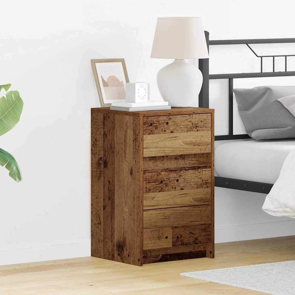 Nattbordskap Gammelt tre 38 x 34 x 61 cm Konstruert tre