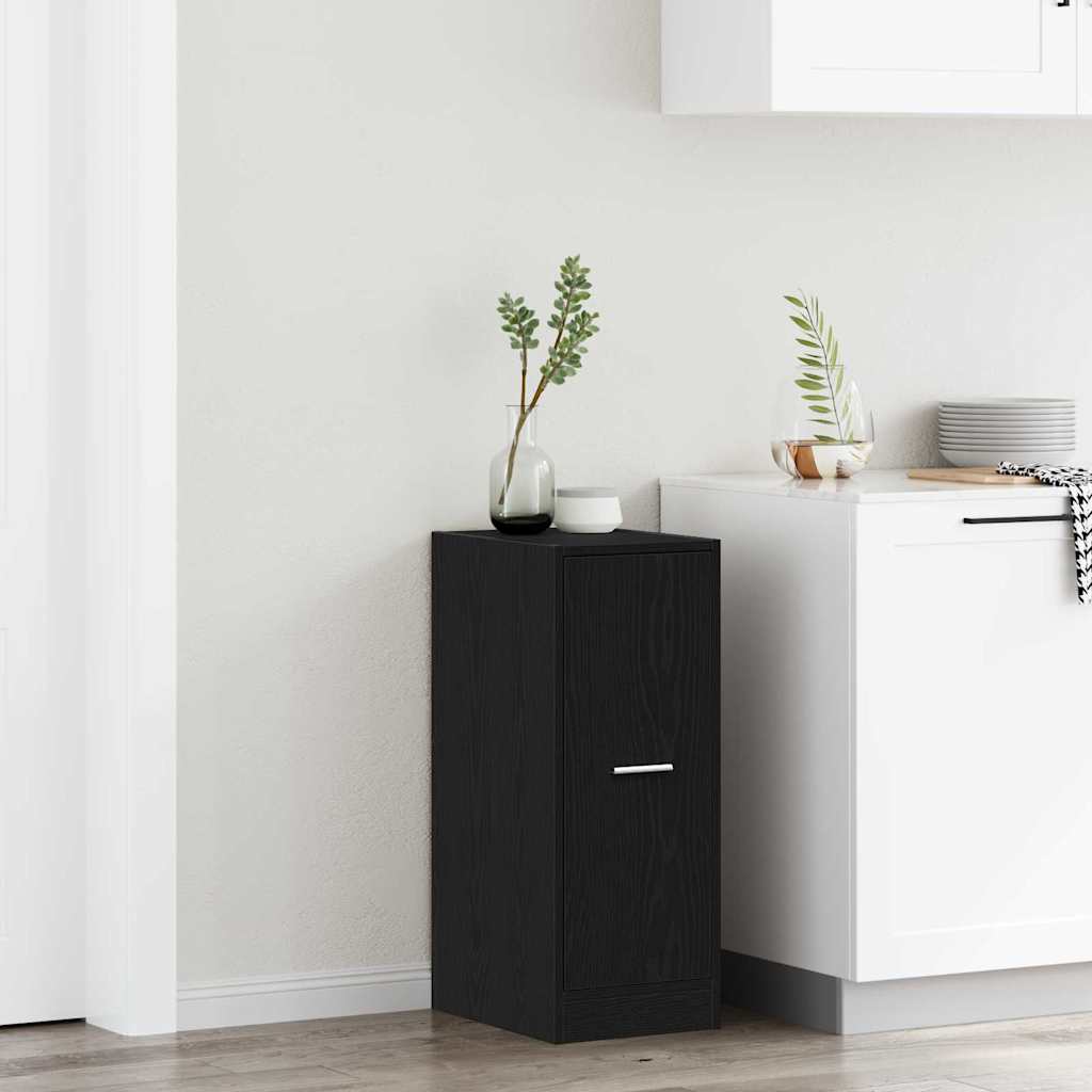 Apotekskap Svart eik 30 x 41 x 77,5 cm Konstruert tre