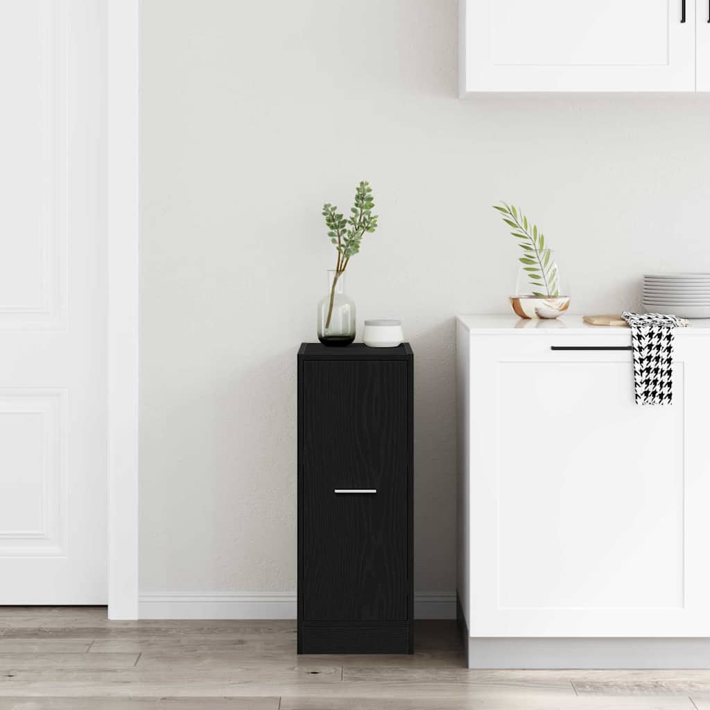 Apotekskap Svart eik 30 x 41 x 77,5 cm Konstruert tre