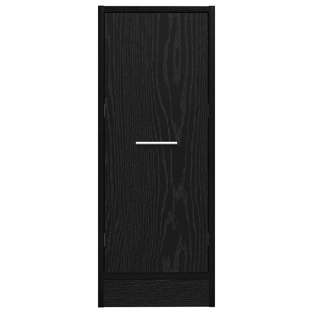 Apotekskap Svart eik 30 x 41 x 77,5 cm Konstruert tre