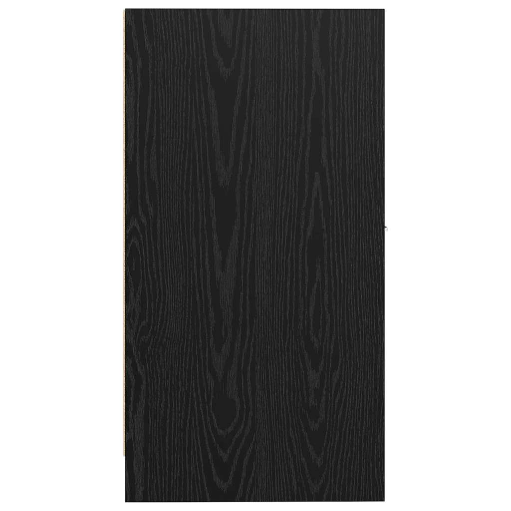 Apotekskap Svart eik 30 x 41 x 77,5 cm Konstruert tre