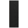 Apotekskap Svart eik 30 x 41 x 118 cm Konstruert tre
