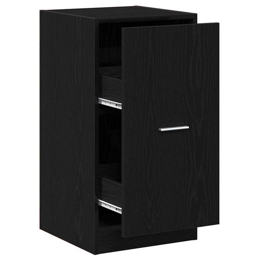 Apotekskap Svart eik 40 x 41 x 77.5 cm Konstruert tre