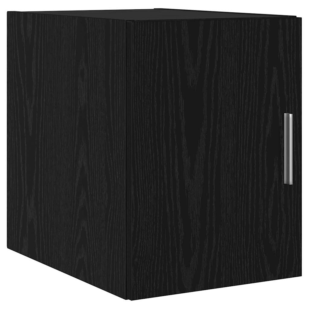 Veggskap Veggmontert Svart eik 30 x 42.5 x 40 cm Konstruert tre