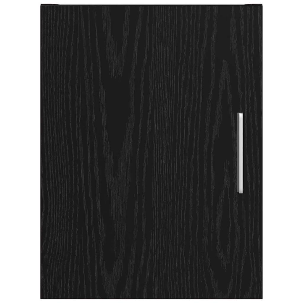 Veggskap Veggmontert Svart eik 30 x 42.5 x 40 cm Konstruert tre
