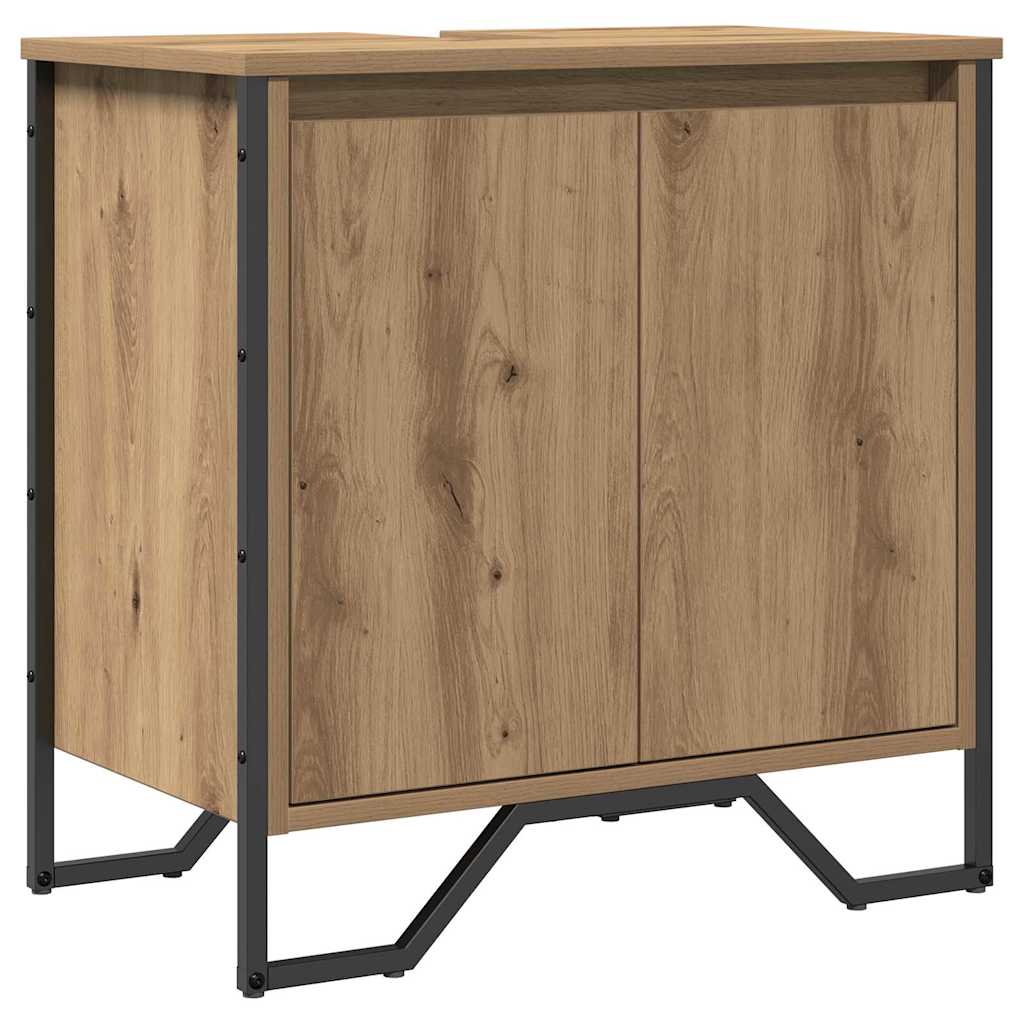 Sink Cabinet med dør Artisan Eik 60 x 35 x 60 cm Konstruert tre