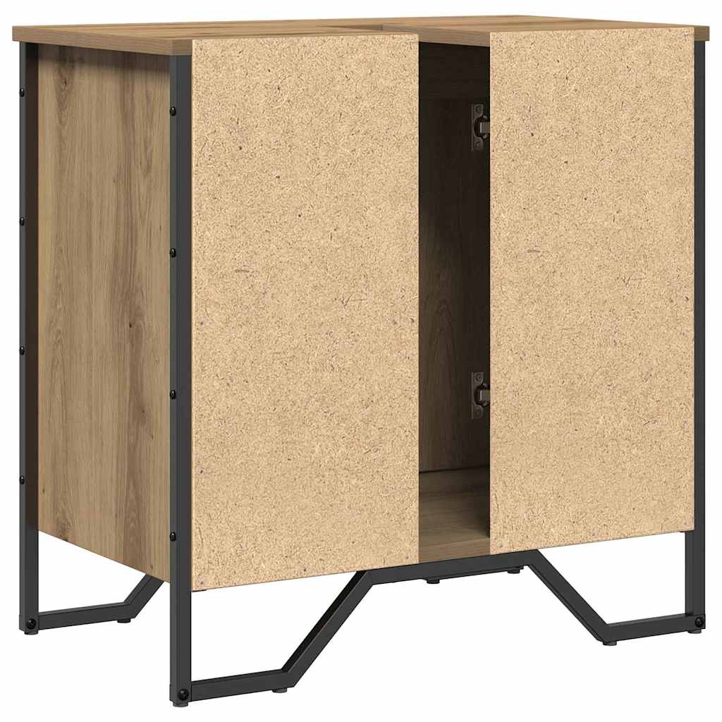 Sink Cabinet med dør Artisan Eik 60 x 35 x 60 cm Konstruert tre