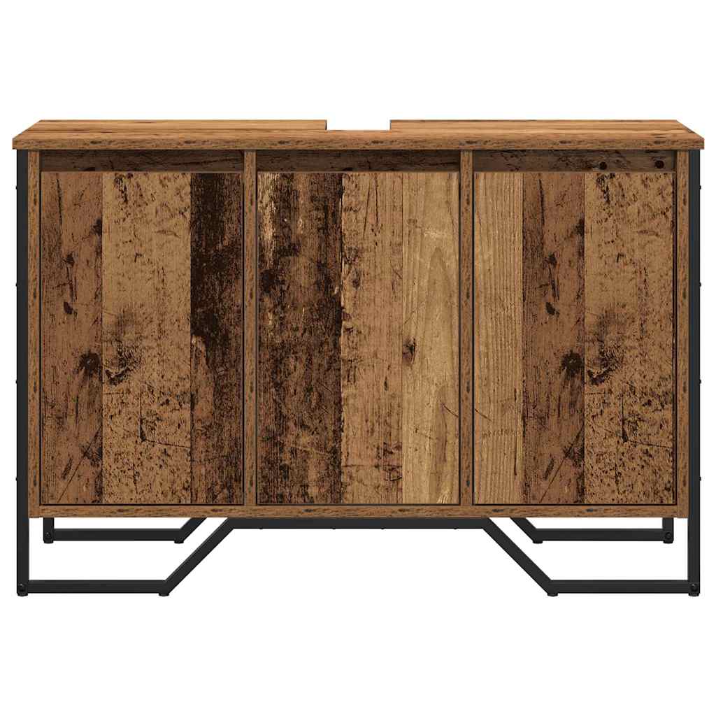 Vaskeskap Annet Gamle tre 91 x 35 x 60 cm Konstruert tre